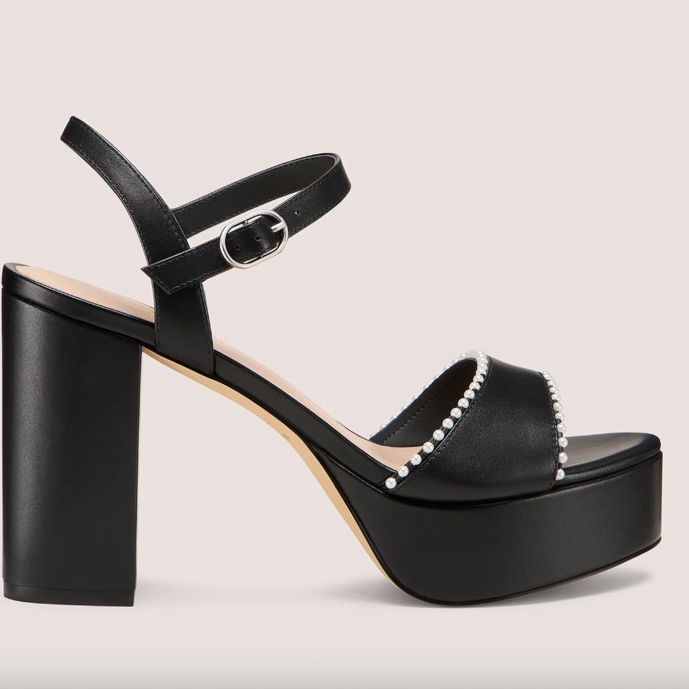 DANCER PEARL PLATFORM SANDAL  8 NEW